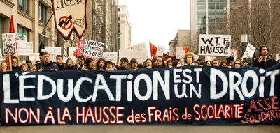 Défendre l'éducation et le bien commun. Manifester le dissensus